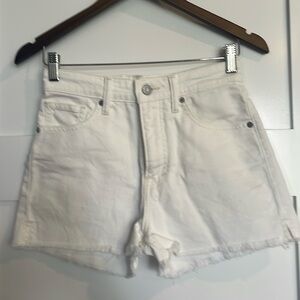 Women’s white lucky brand jean shorts